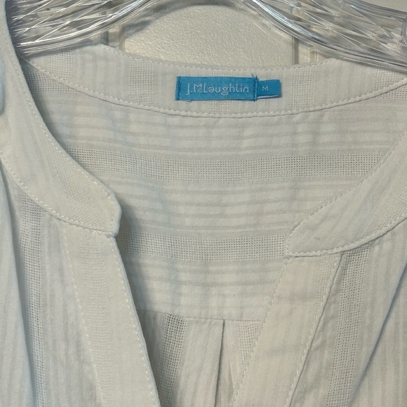 J. McLaughlin linen blend top - Picture 8 of 11